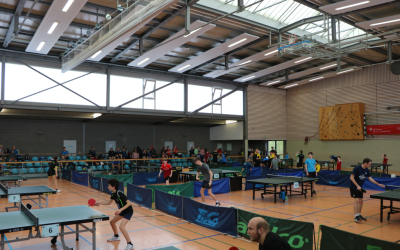 Tischtennisabteilung begrüßte zum Sparkassen- Cup fast 500 Teilnehmer