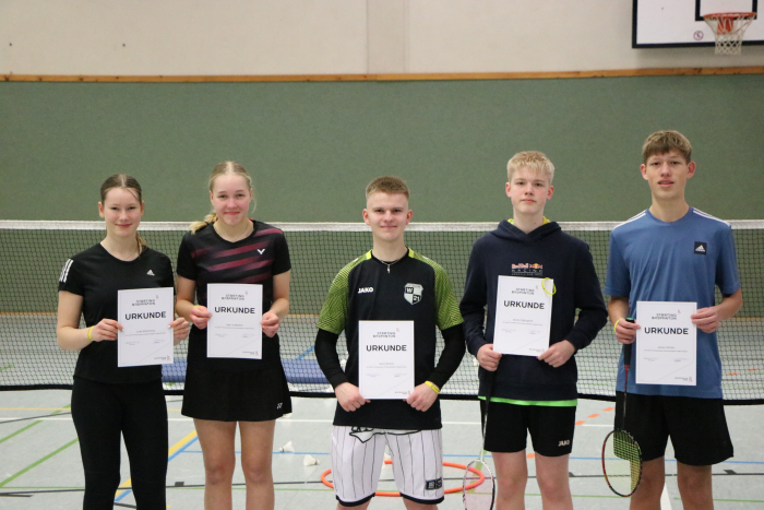 M2 Badminton- Jugendmannschaft des TuS Wadersloh holt sich vorzeitig den Meistertitel